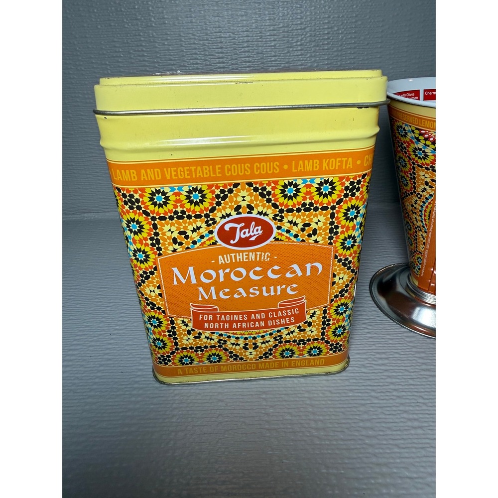 Tala Authentic Moroccan Measure and Storage Tin Set Made in England Kitchenware - Picture 5 of 13
